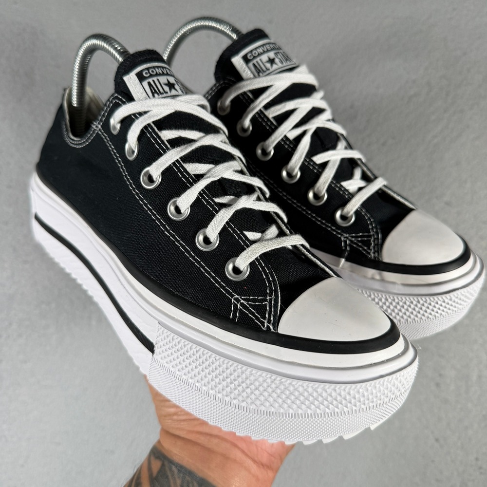 Converse Chuck Taylor All Star Move Platform Black White A15490C Womens 9 Mens 7